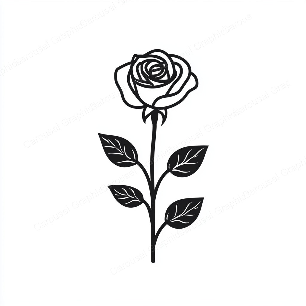 Rose Vector Graphic preview