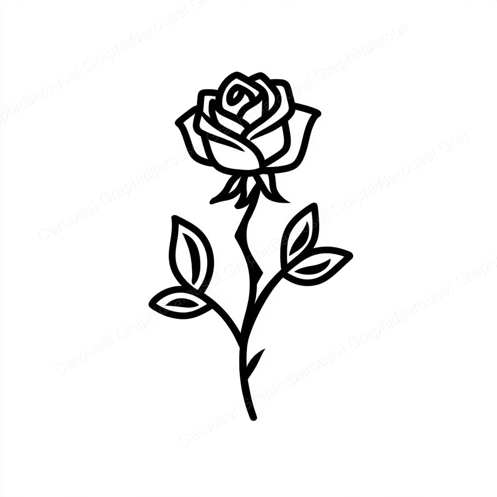 Rose Vector Graphic preview
