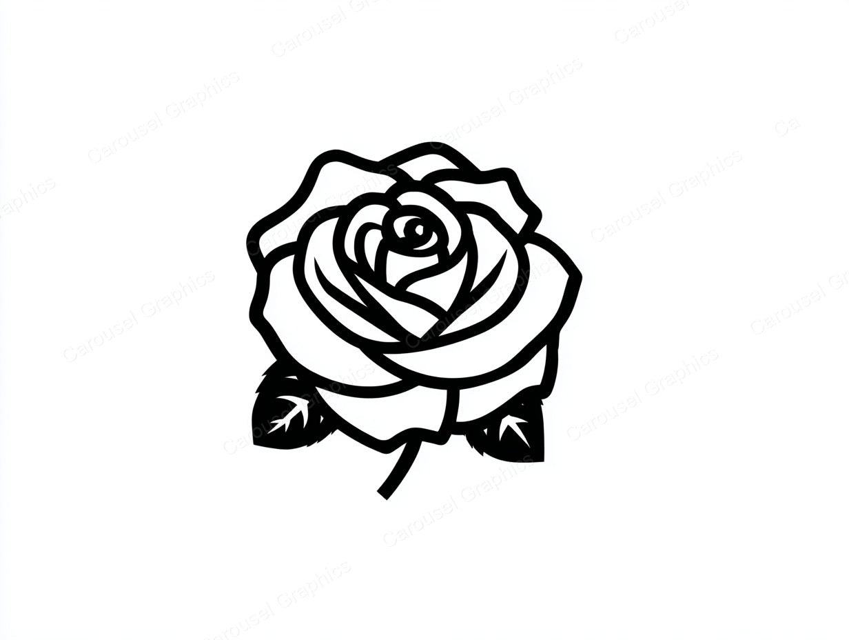 Rose Vector Graphic preview