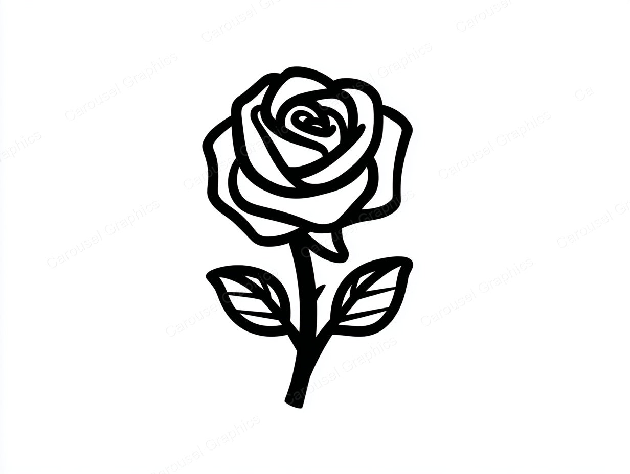Rose Vector Graphic preview