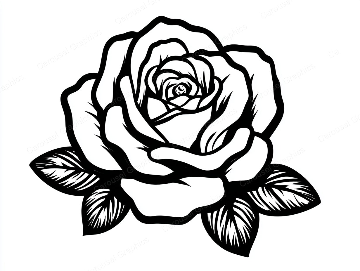 Rose Vector Graphic preview