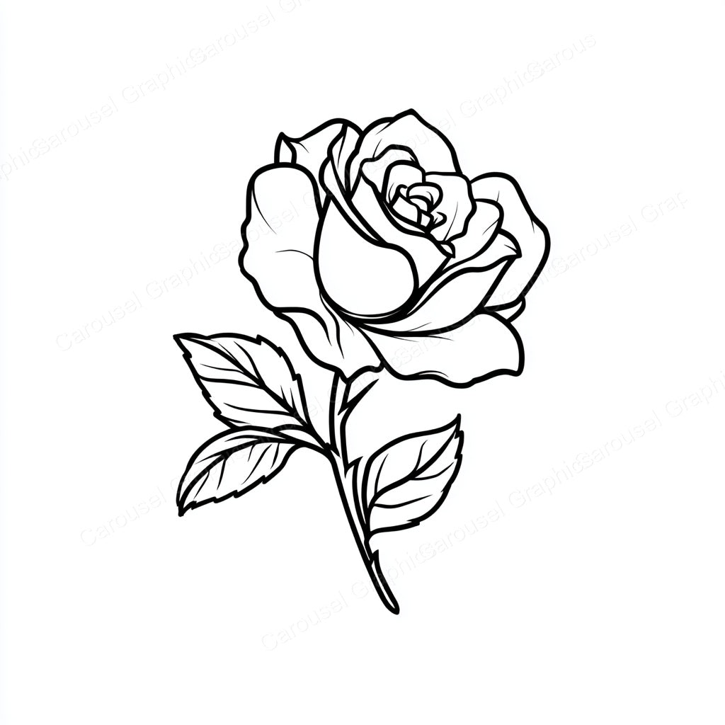 Rose Vector Graphic preview