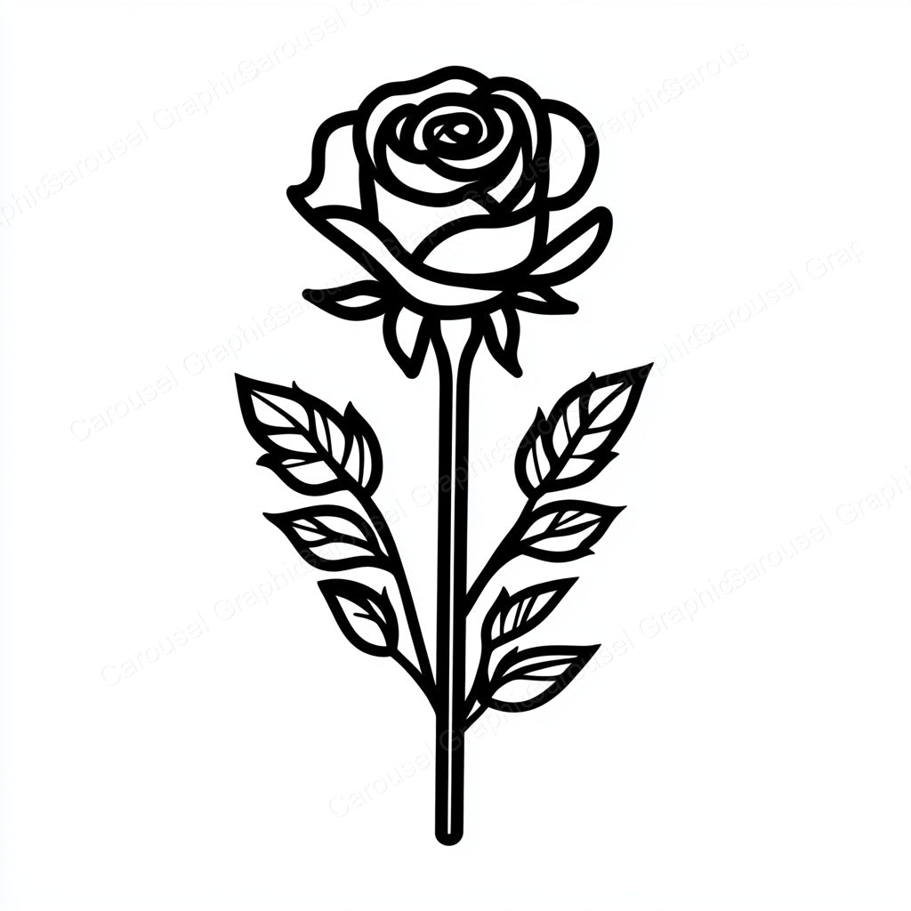 Rose Vector Graphic preview