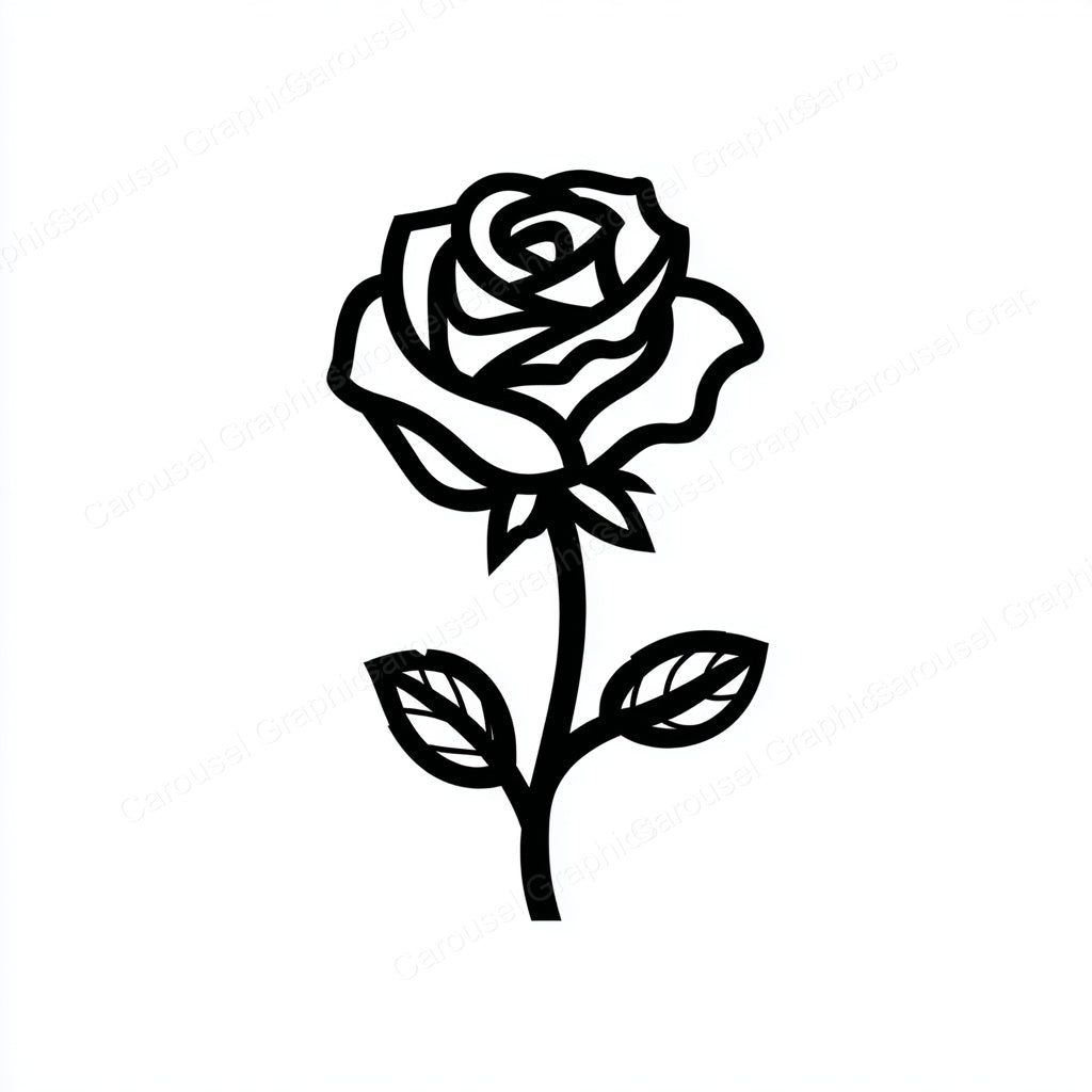 Rose Vector Graphic preview
