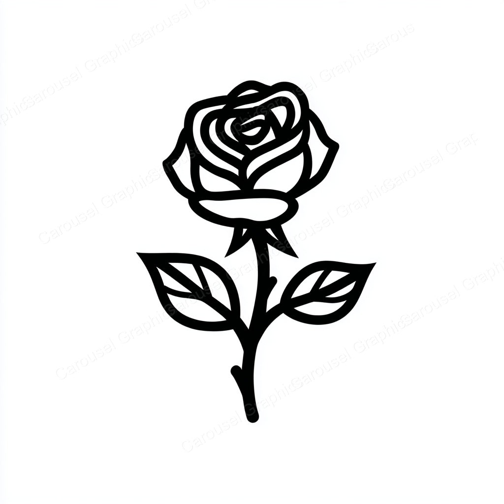 Rose Vector Graphic preview