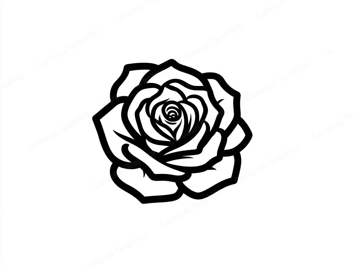 Rose Vector Graphic preview