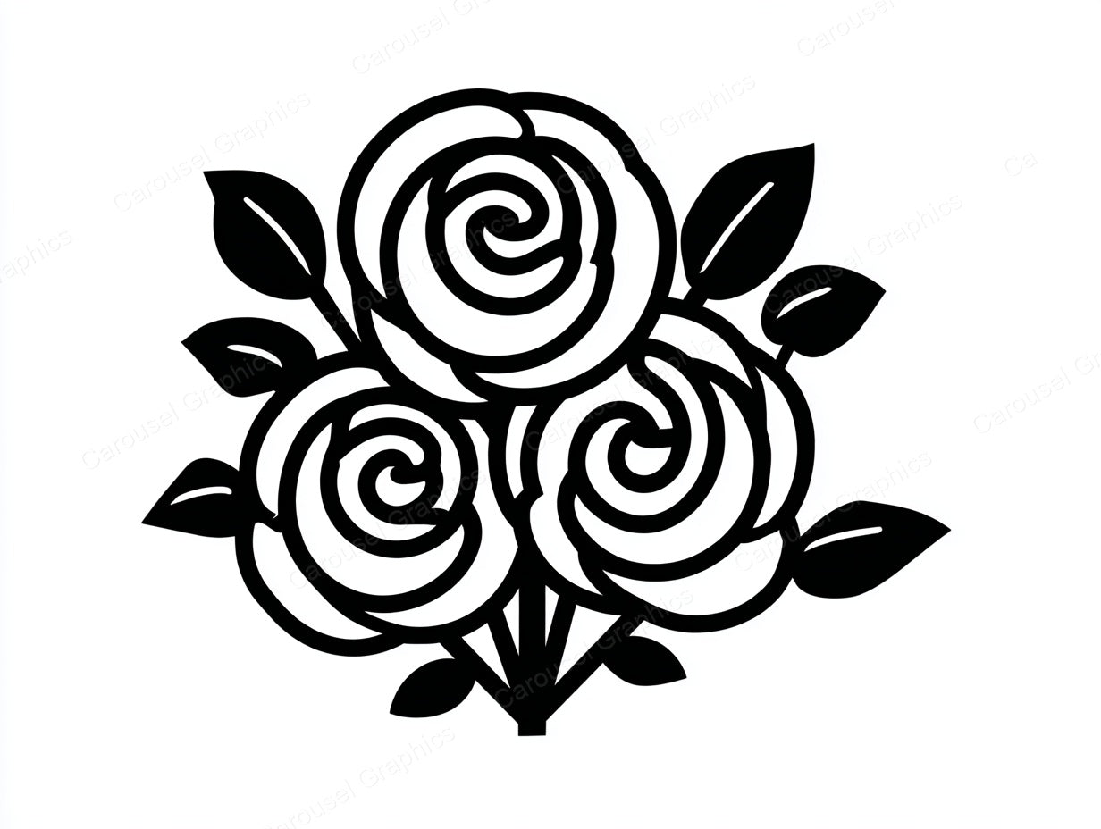 Rose Vector Graphic preview