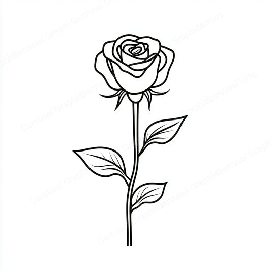 Rose Vector Graphic preview