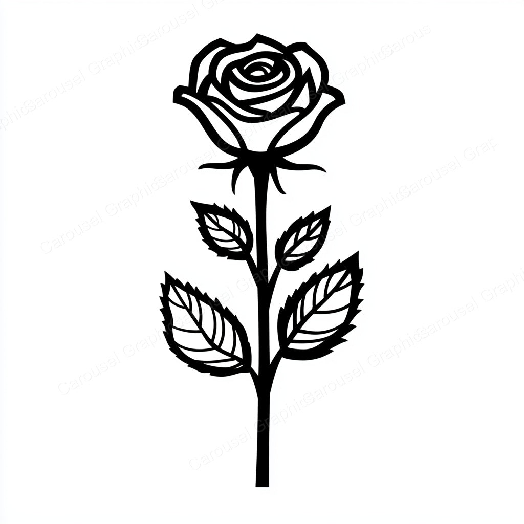 Rose Vector Graphic preview