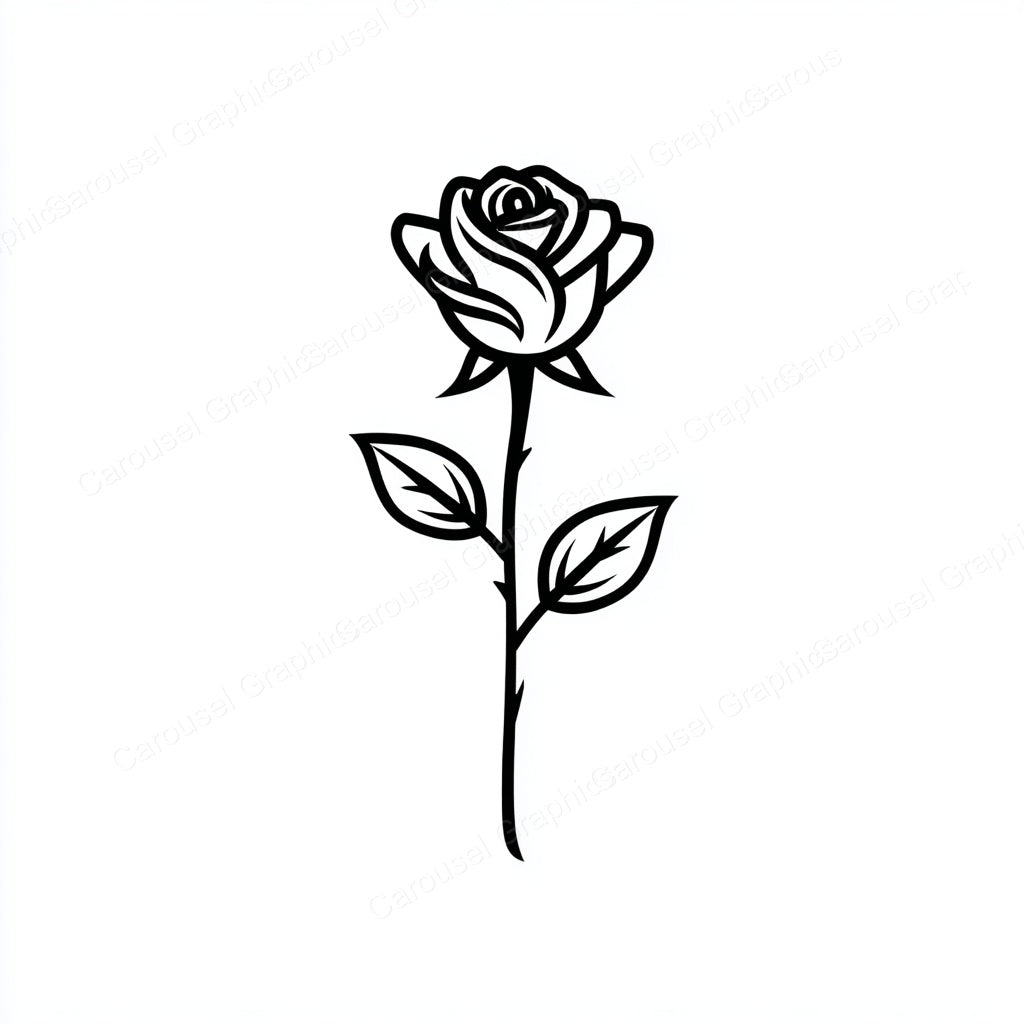 Rose Vector Graphic preview