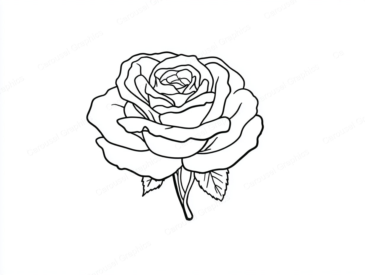Rose Vector Graphic preview