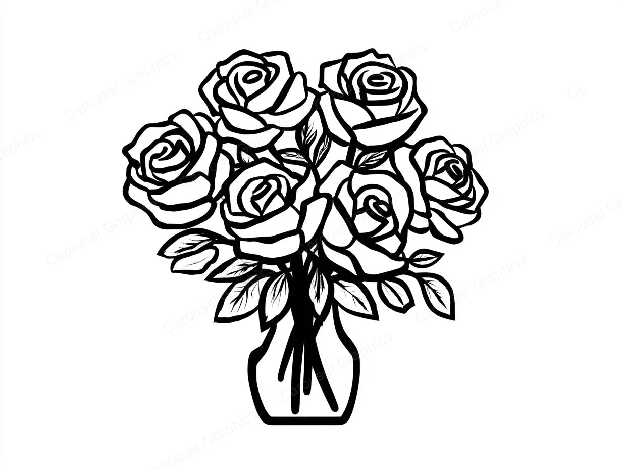 Rose Vector Graphic preview