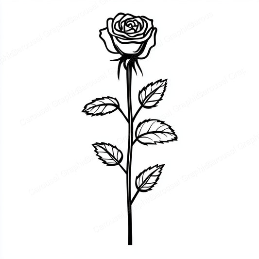 Rose Vector Graphic preview