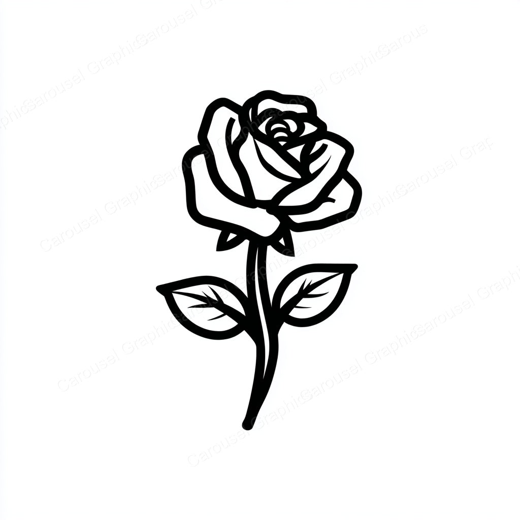 Rose Vector Graphic preview
