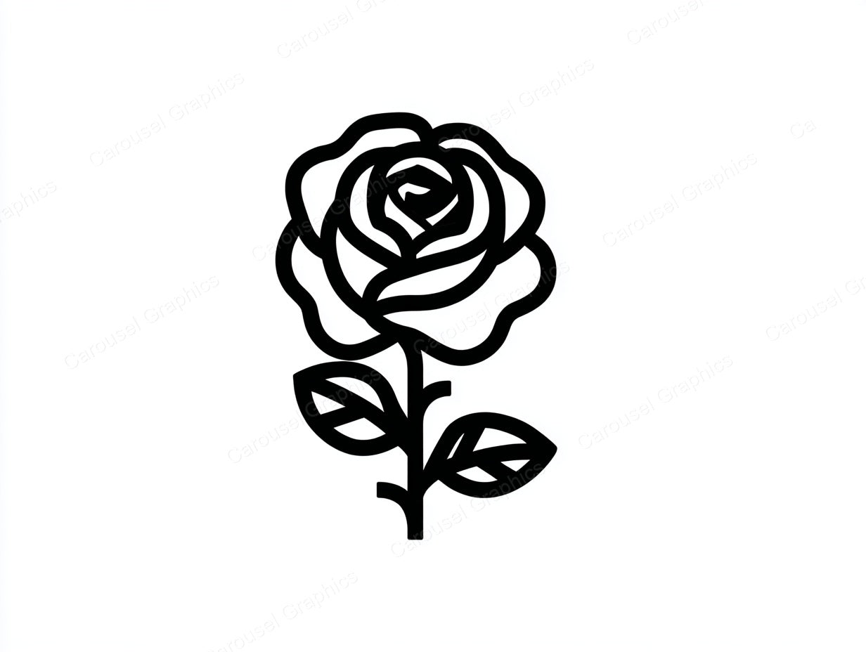 Rose Vector Graphic preview