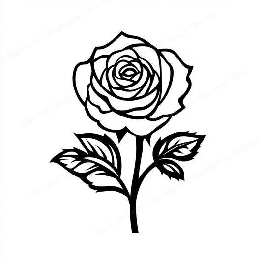Rose Vector Graphic preview