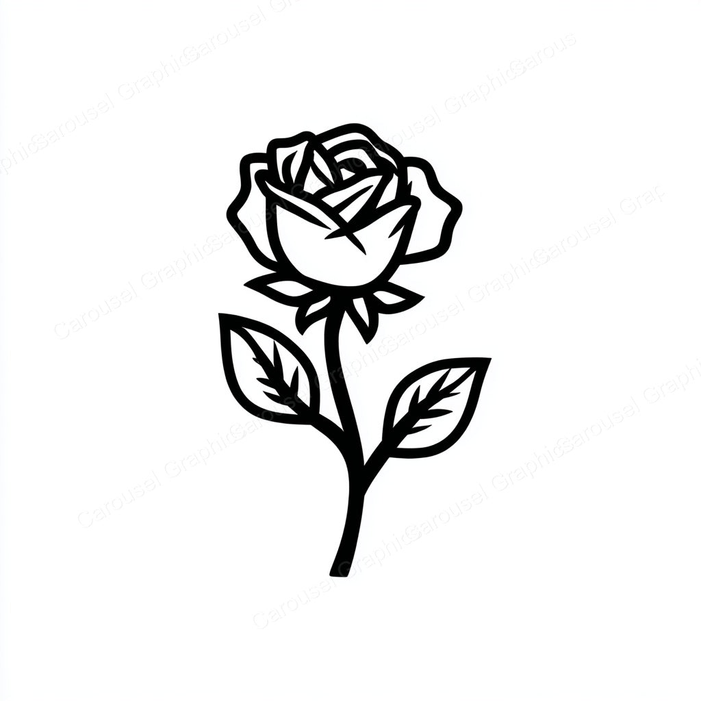 Rose Vector Graphic preview