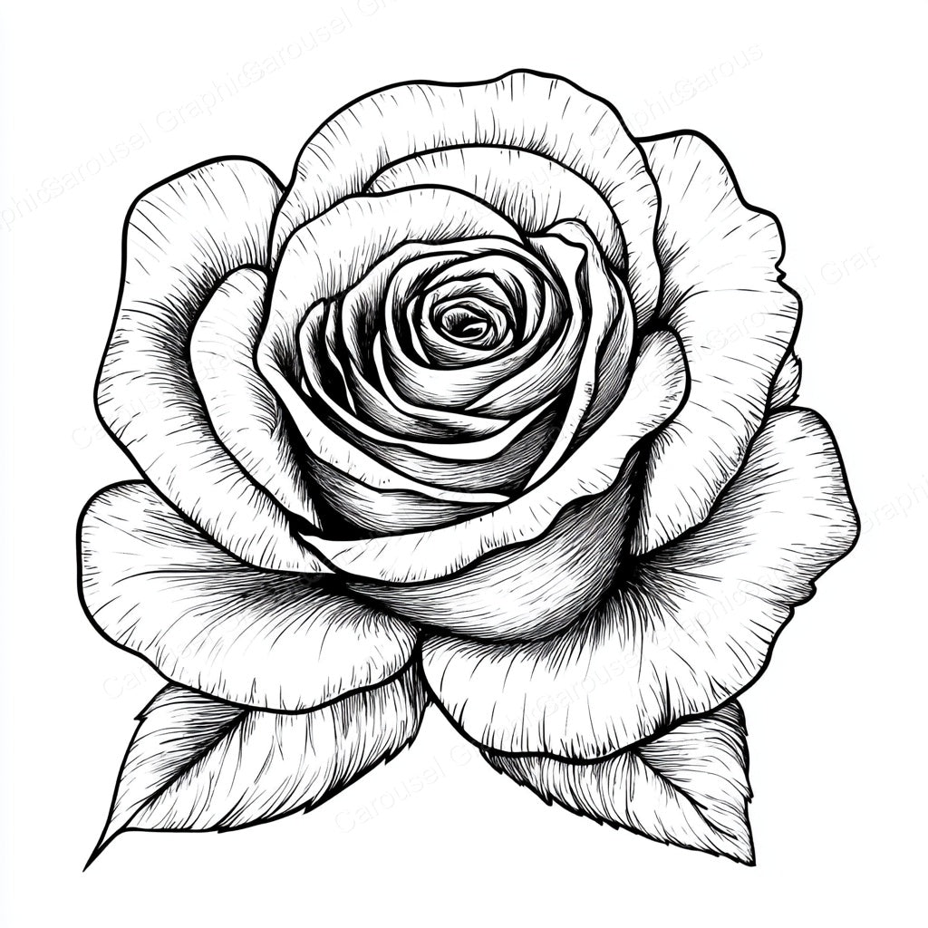 Rose Vector Graphic preview