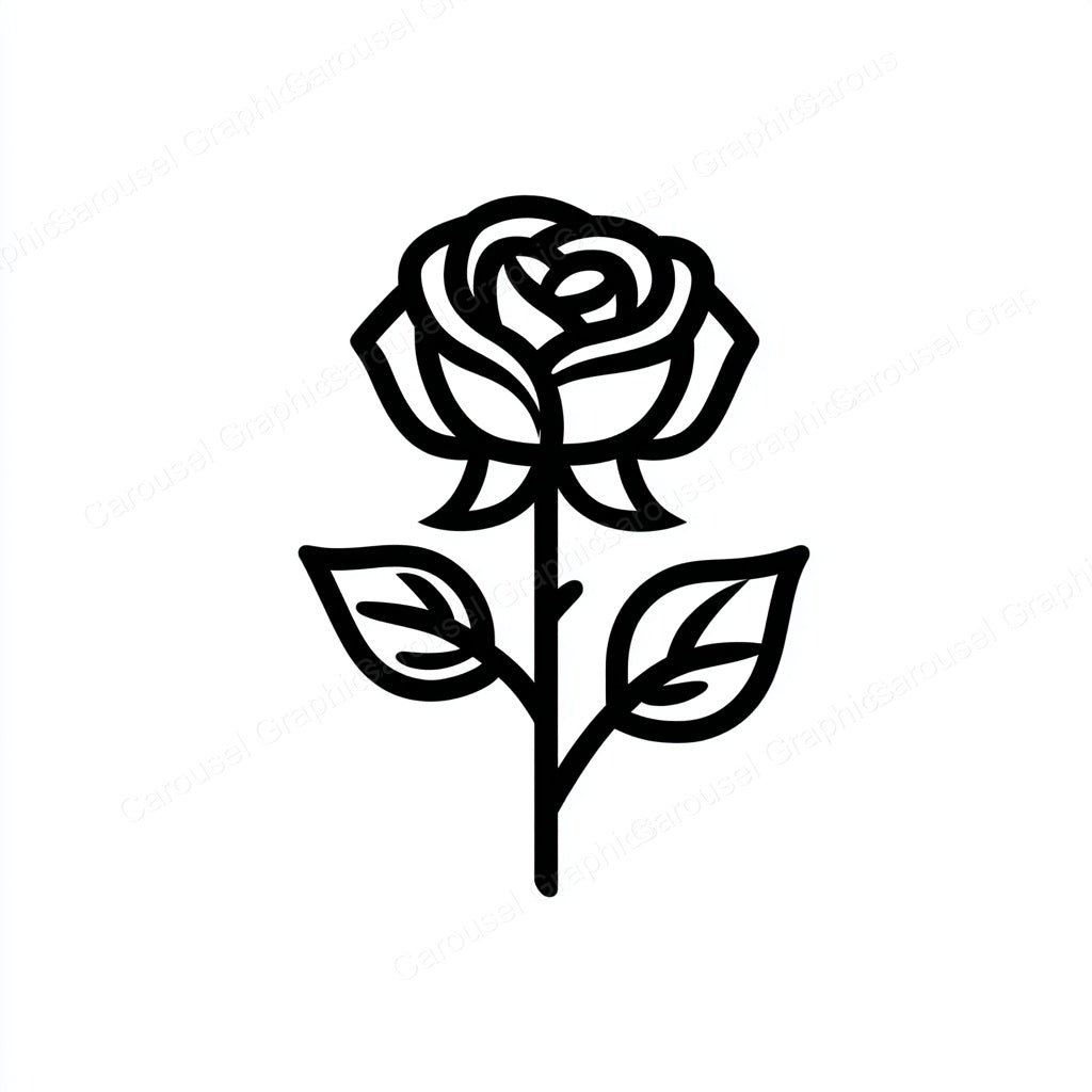 Rose Vector Graphic preview