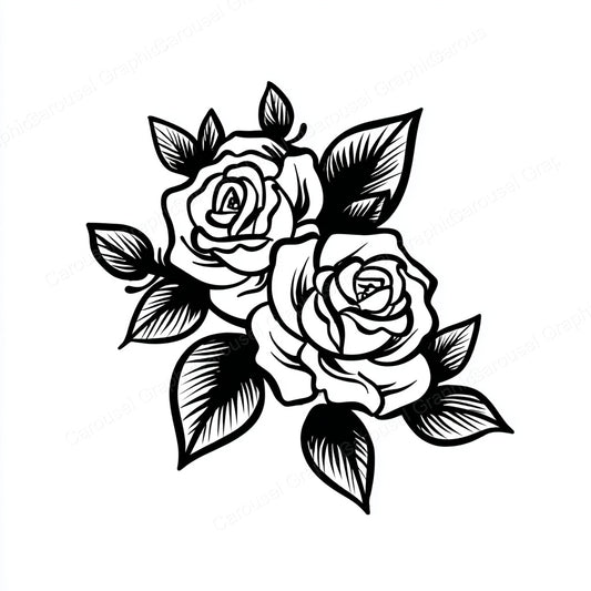Rose Vector Graphic preview