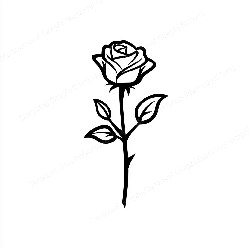 Rose Vector Graphic preview