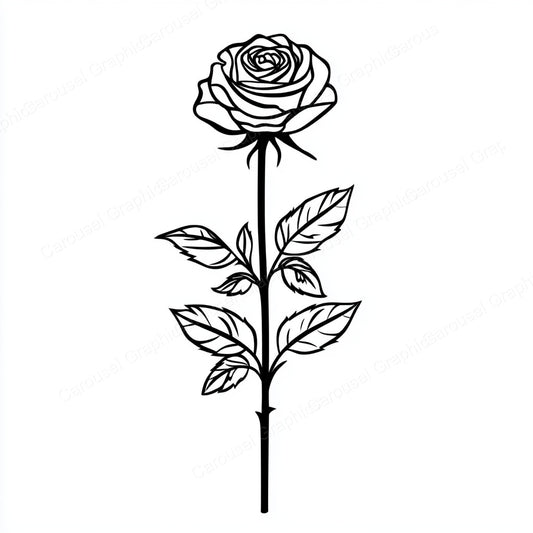 Rose Vector Graphic preview