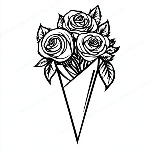 Rose Vector Graphic preview