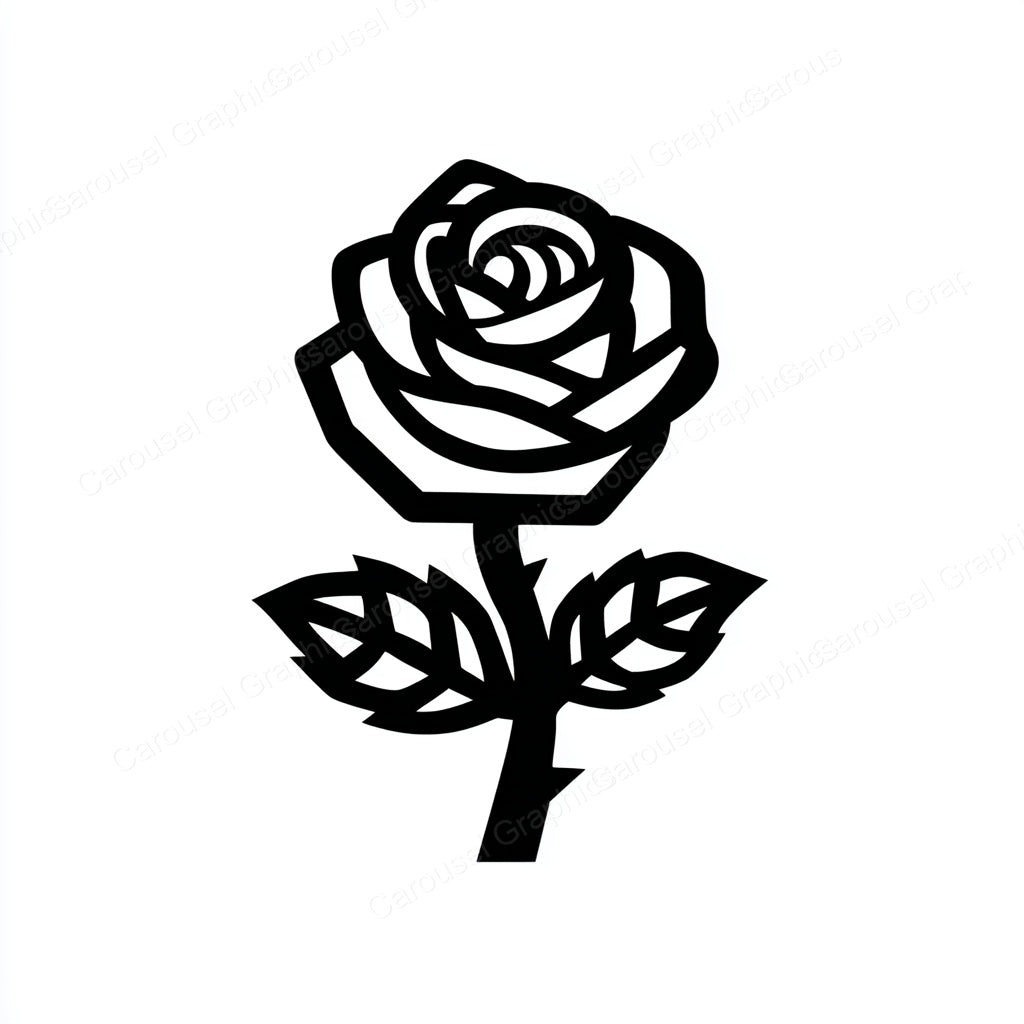 Rose Vector Graphic preview