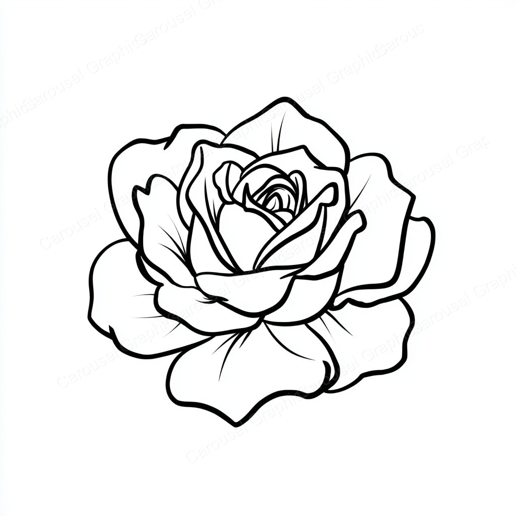 Rose Vector Graphic preview