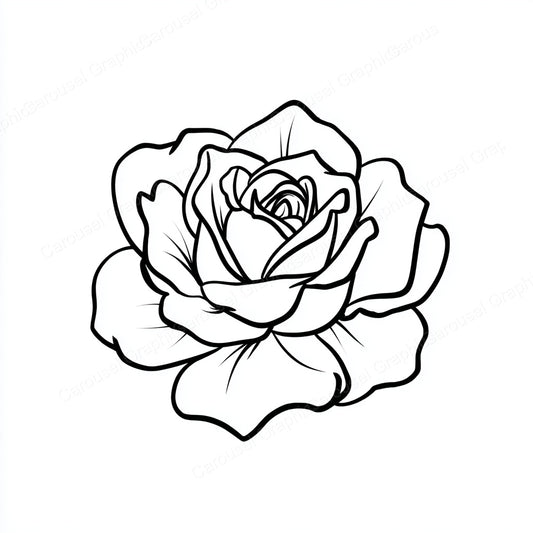 Rose Vector Graphic preview