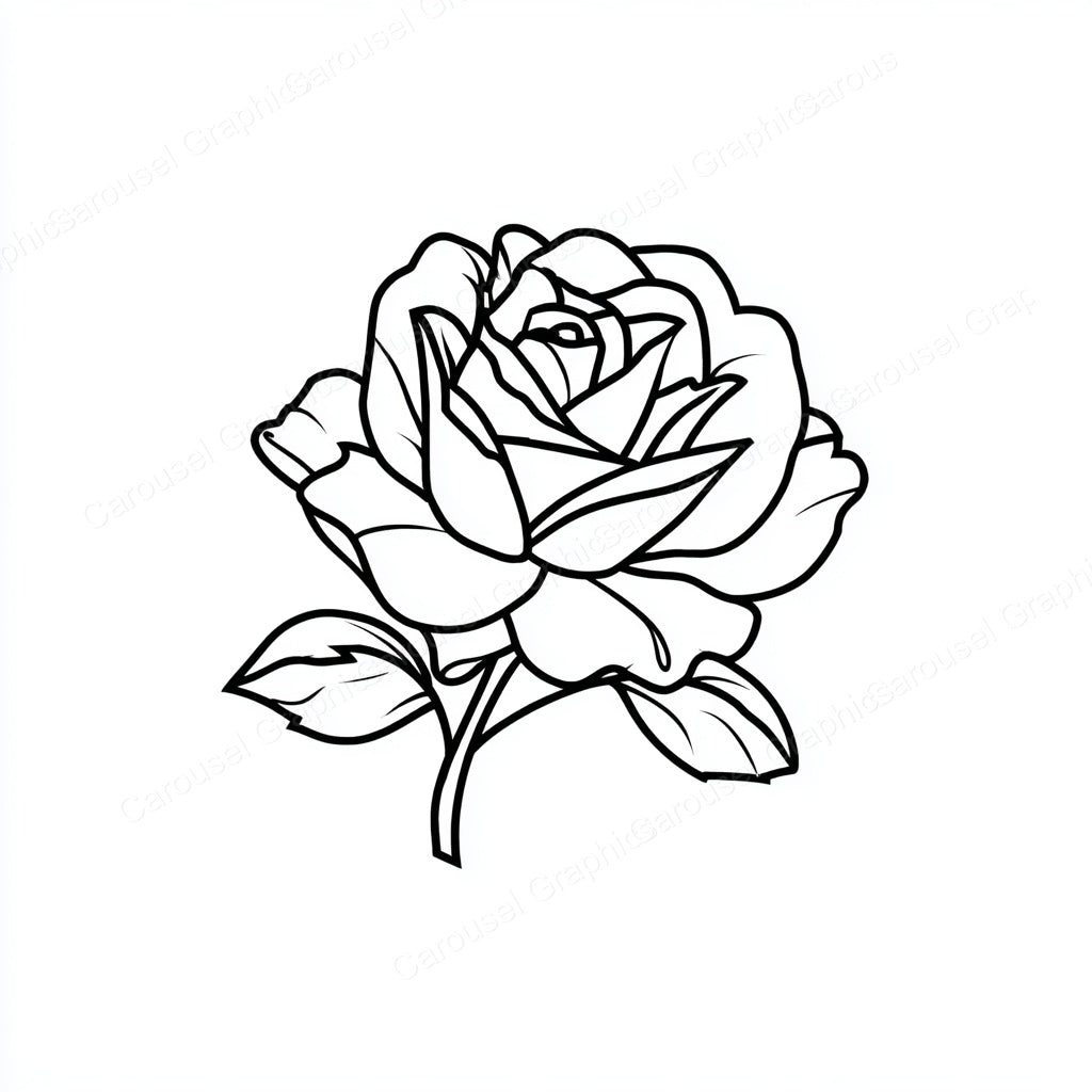 Rose Vector Graphic preview