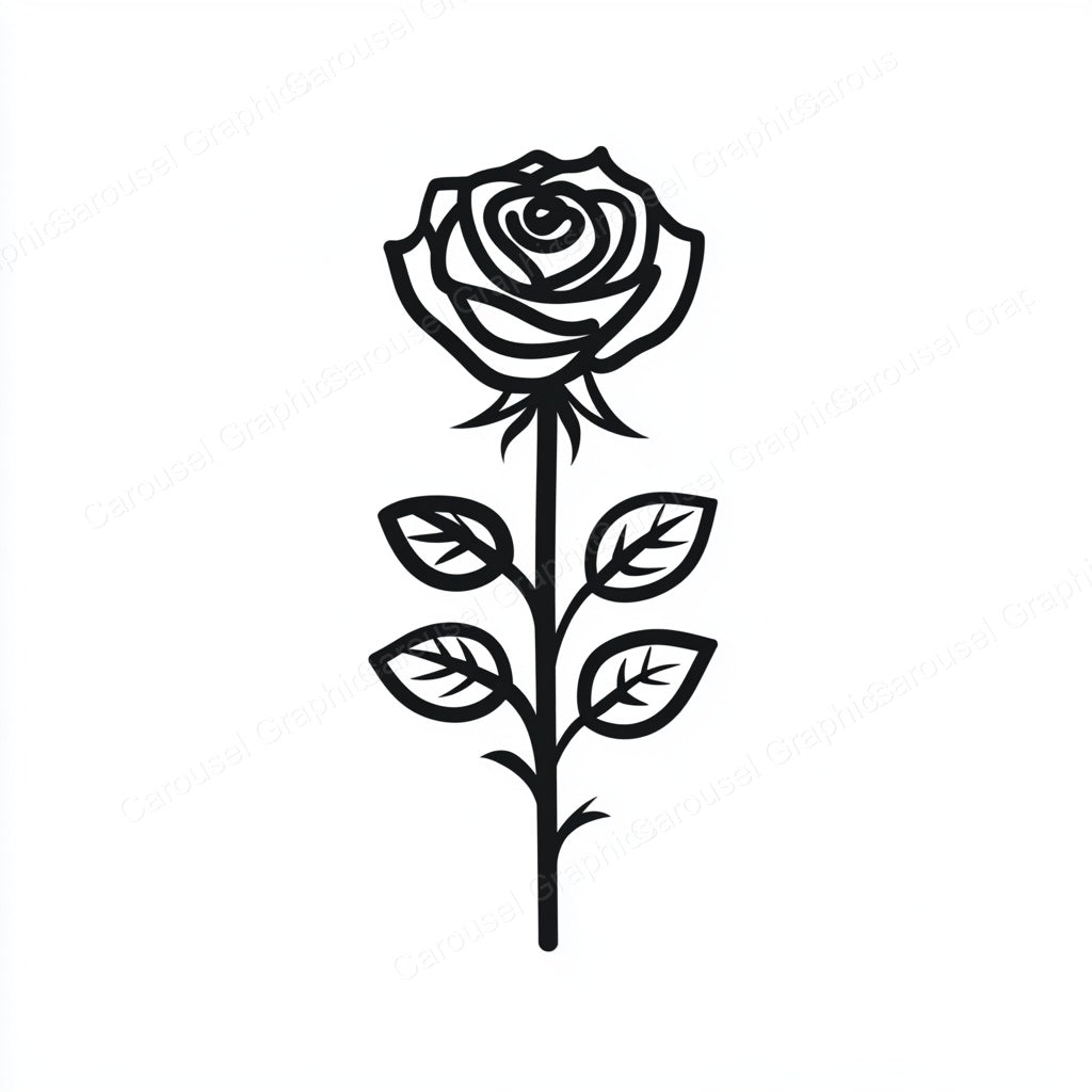 Rose Vector Graphic preview