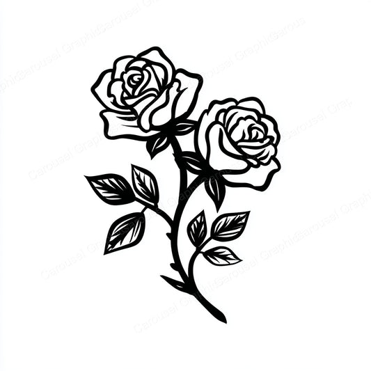 Rose Vector Graphic preview