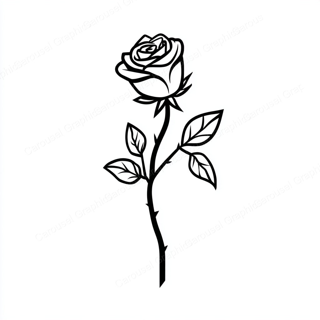 Rose Vector Graphic preview