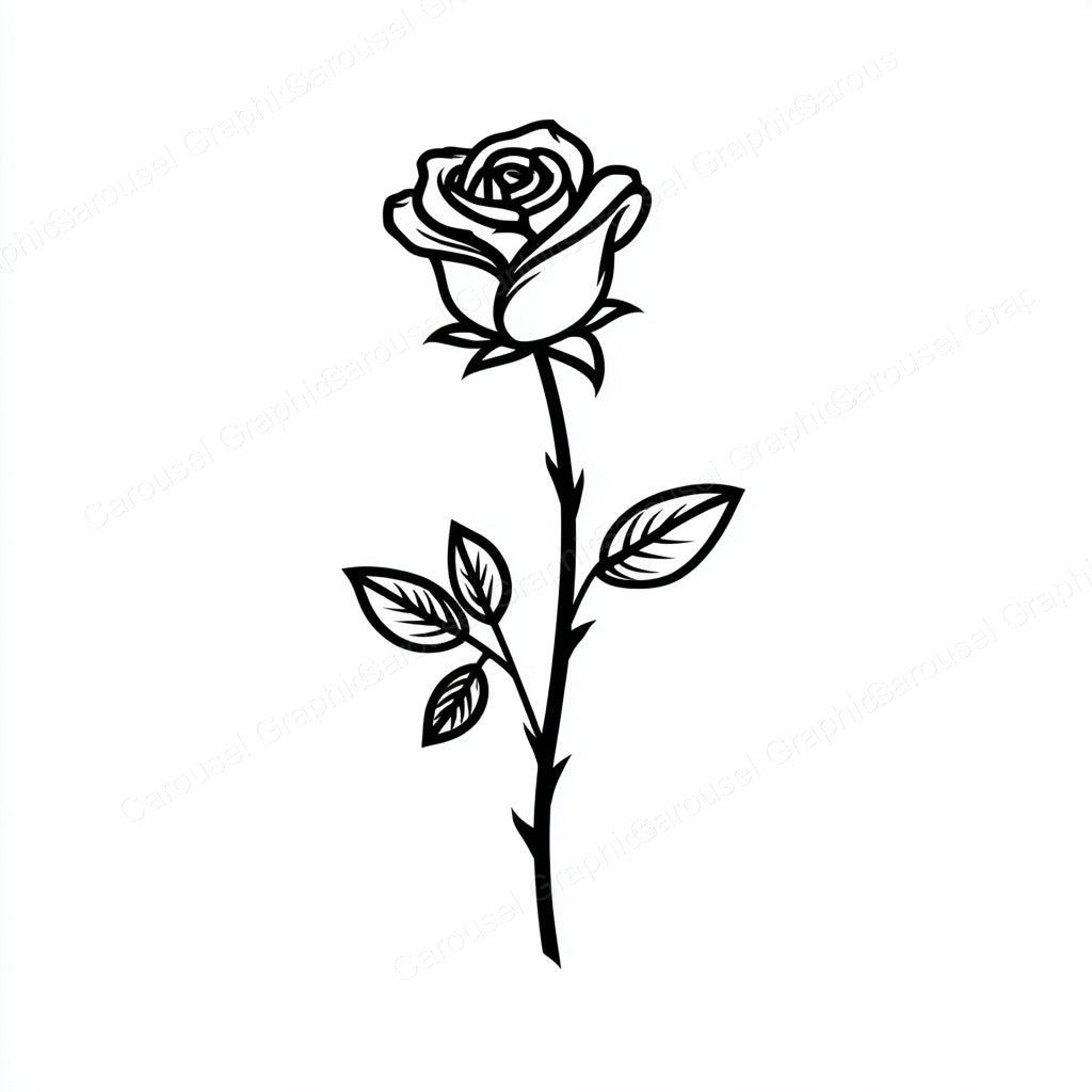 Rose Vector Graphic preview
