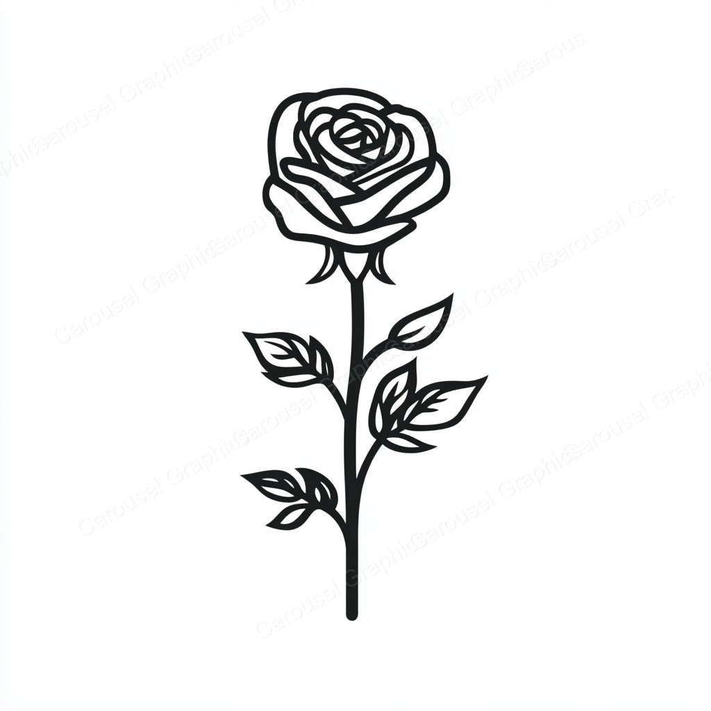 Rose Vector Graphic preview