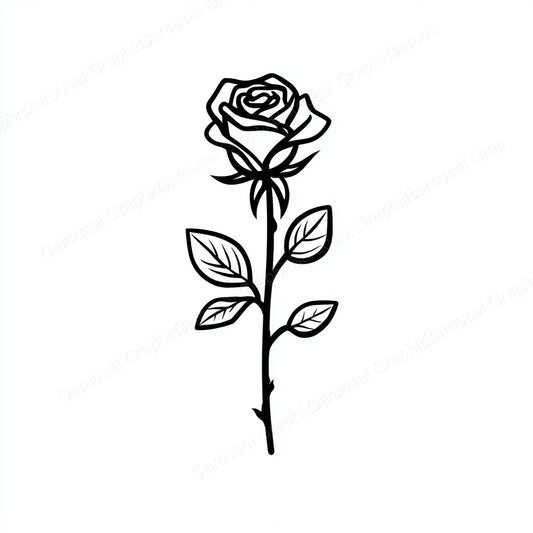Rose Vector Graphic preview