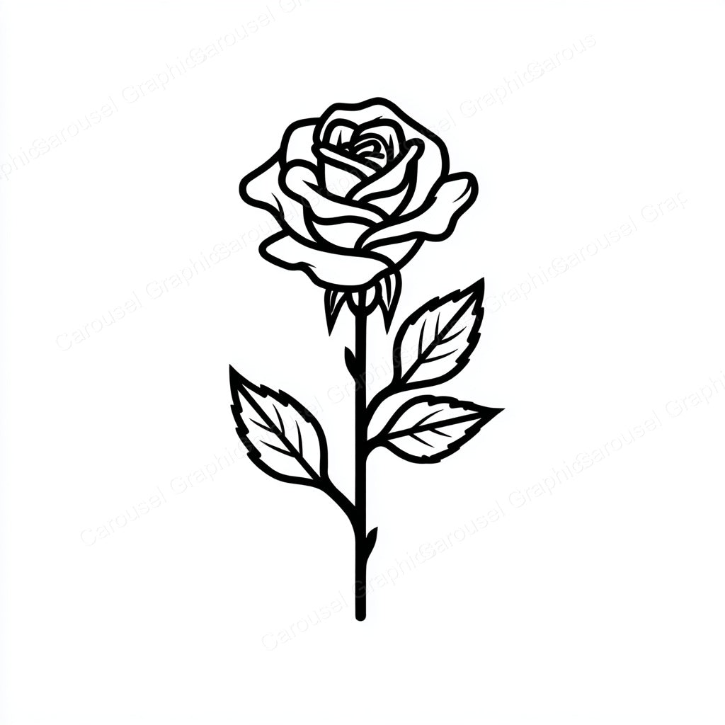 Rose Vector Graphic preview