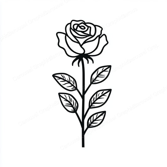 Rose Vector Graphic preview