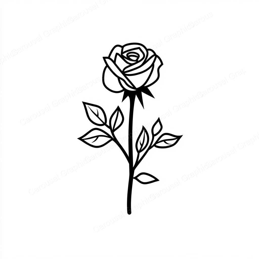 Rose Vector Graphic preview