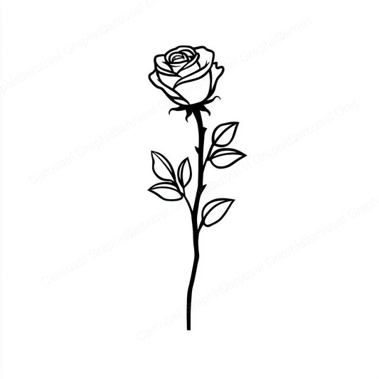 Rose Vector Graphic preview