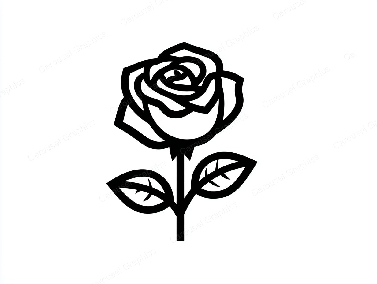 Rose Vector Graphic preview