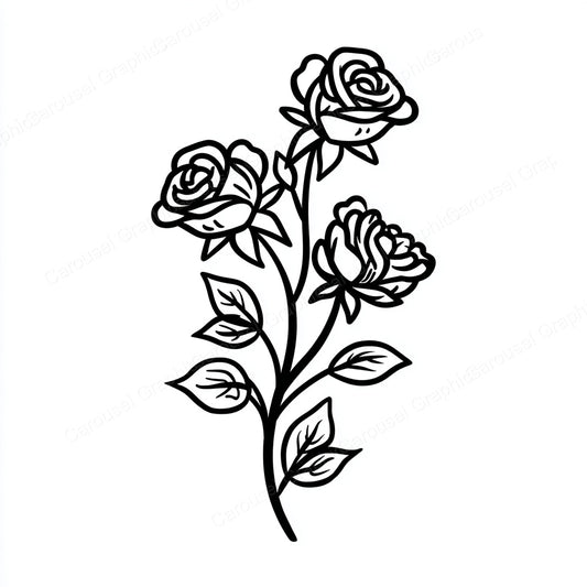 Rose Vector Graphic preview