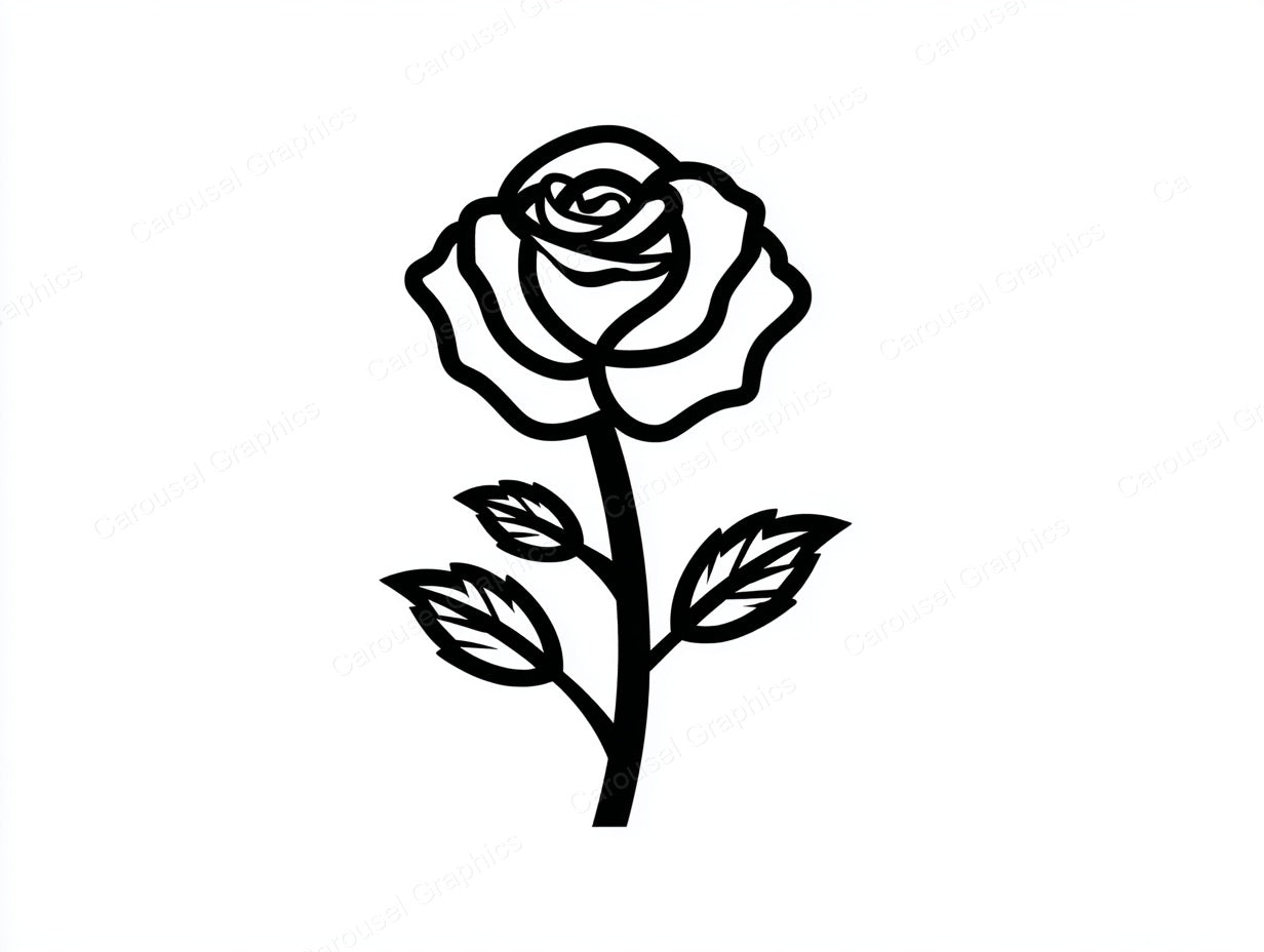 Rose Vector Graphic preview