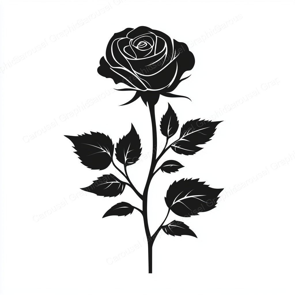 Rose Vector Graphic preview
