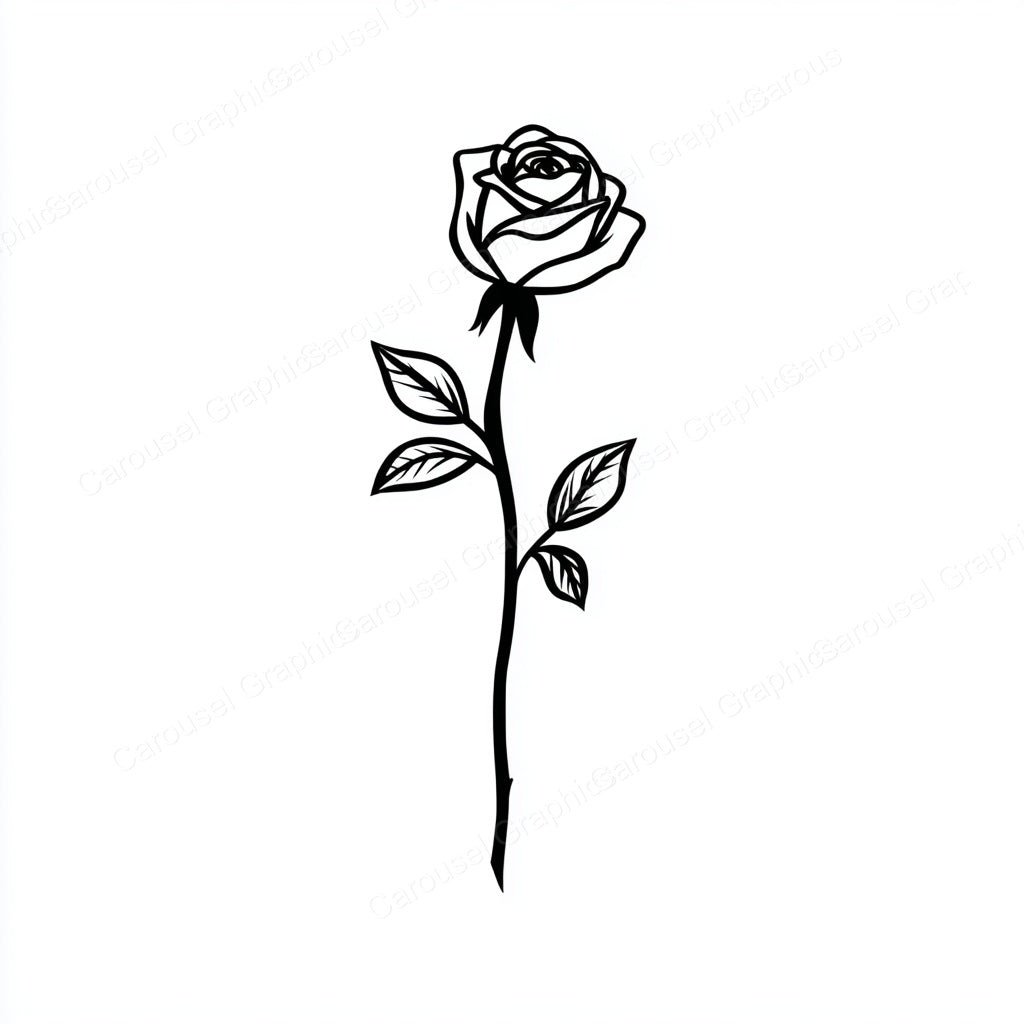 Rose Vector Graphic preview