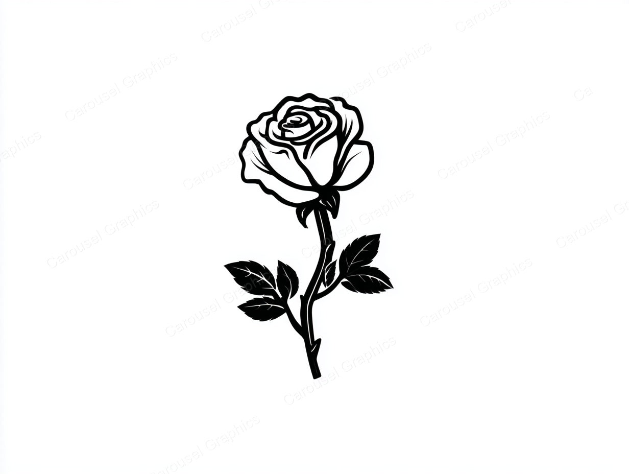 Rose Vector Graphic preview