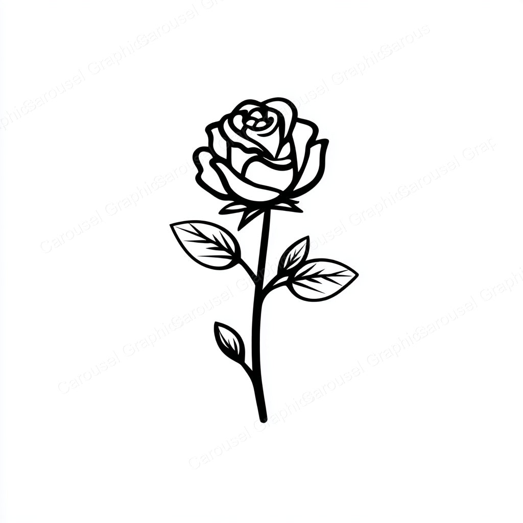 Rose Vector Graphic preview