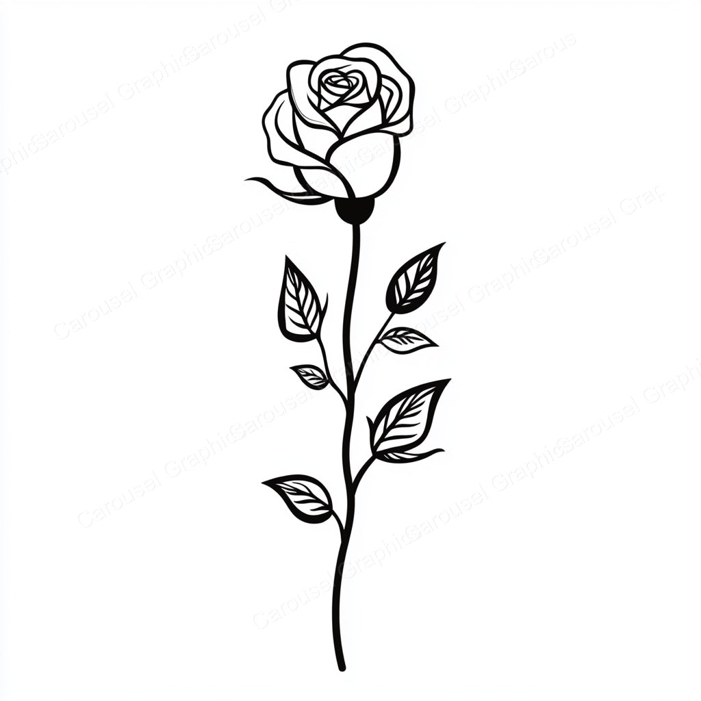 Rose Vector Graphic preview