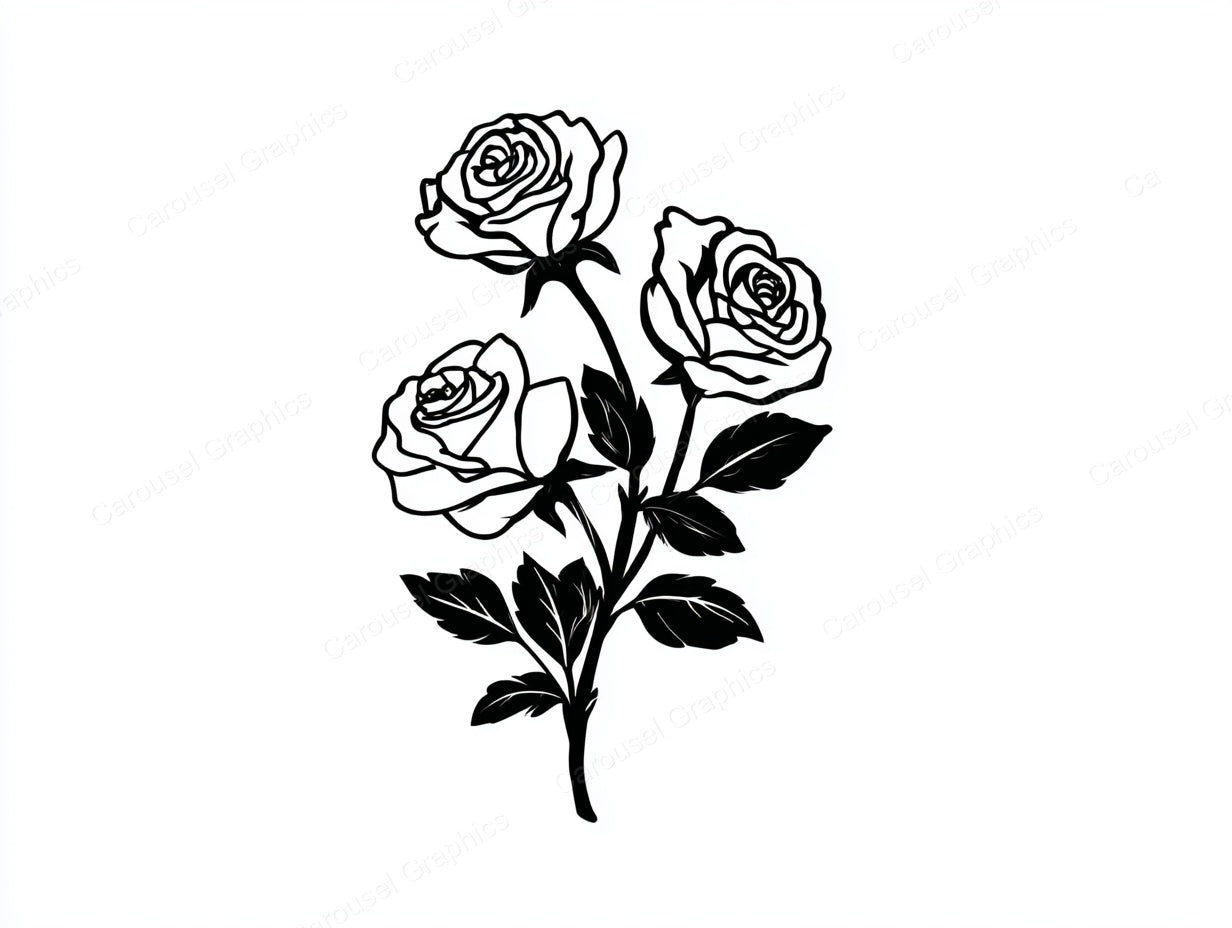 Rose Vector Graphic preview